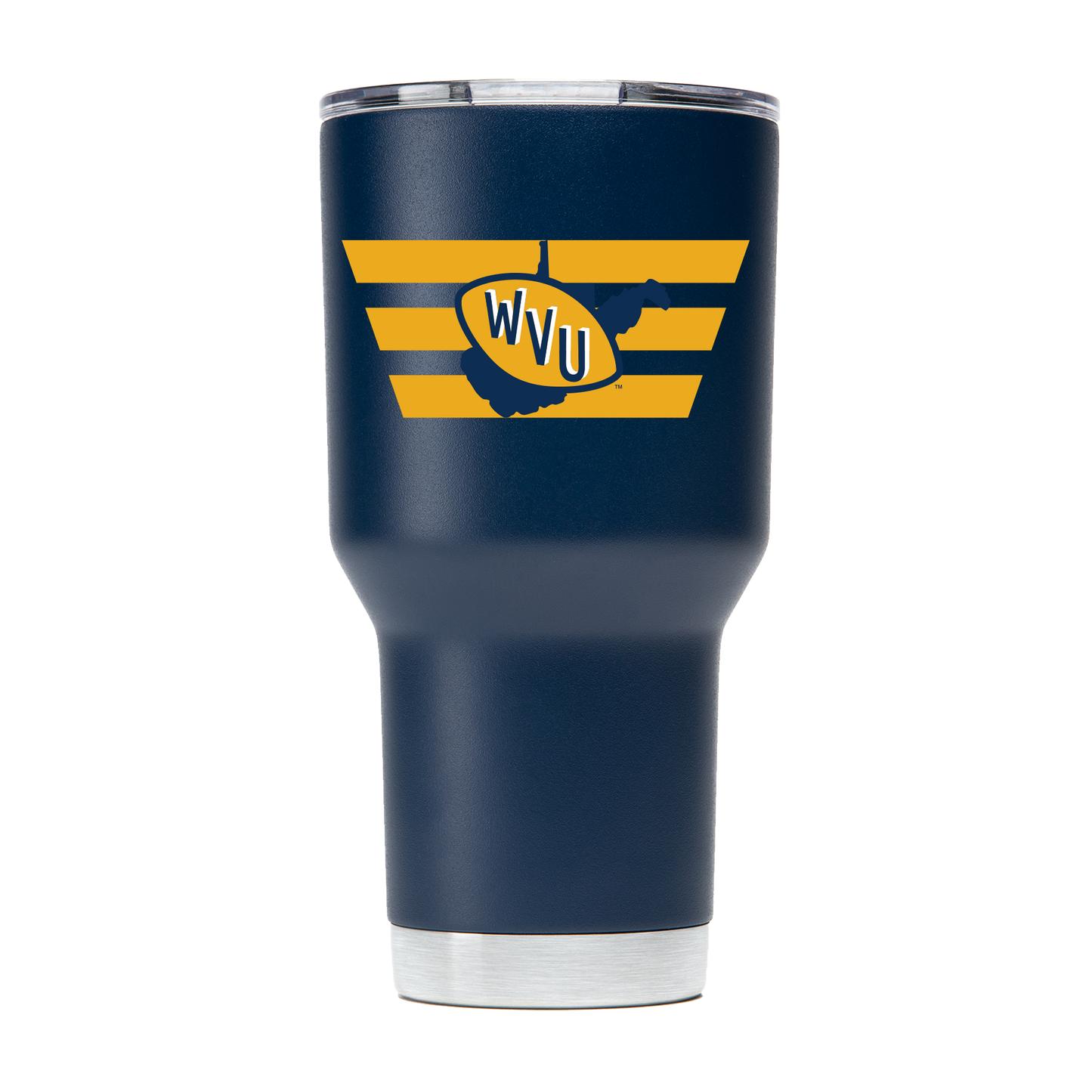 West Virginia College Vault 30oz "WVU" Tumbler
