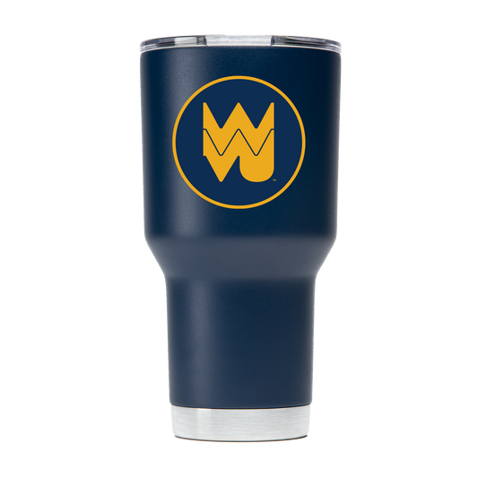 West Virginia College Vault 30oz "Circle WVU" Tumbler