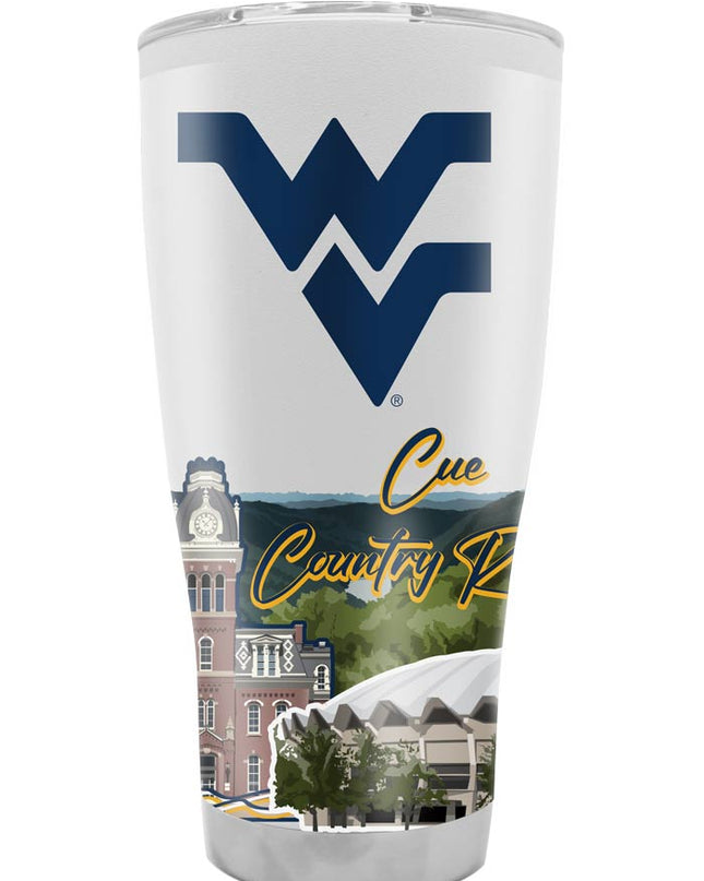 West Virginia 30oz Campus Icons Tumbler