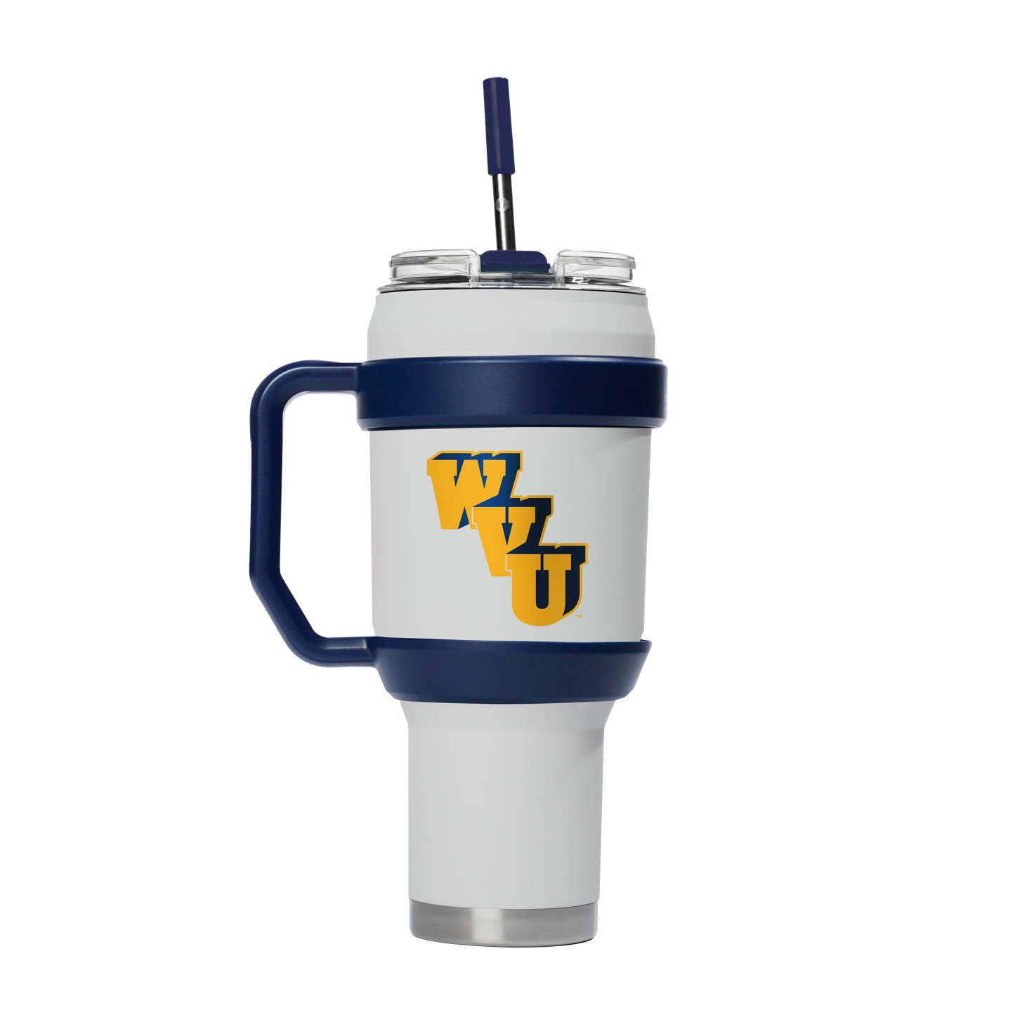 West Virginia College Vault 40oz Stainless Steel Tumbler