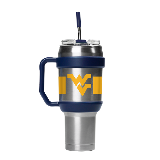 West Virginia 40oz Stainless Steel Tumbler