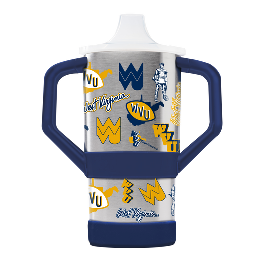 West Virginia College Vault 8oz Sippy Cup Tumbler