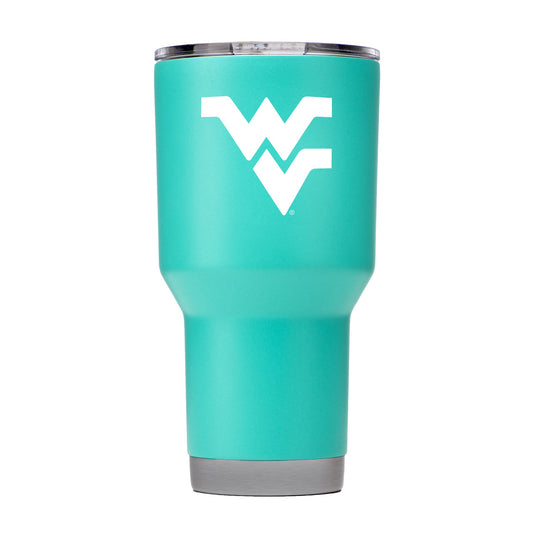 West Virginia 30oz Teal Tumbler