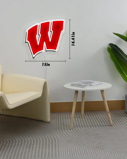 Wisconsin Badgers LED Neon Sign