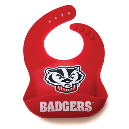 Wisconsin Badgers Baby Bib 2-Pack
