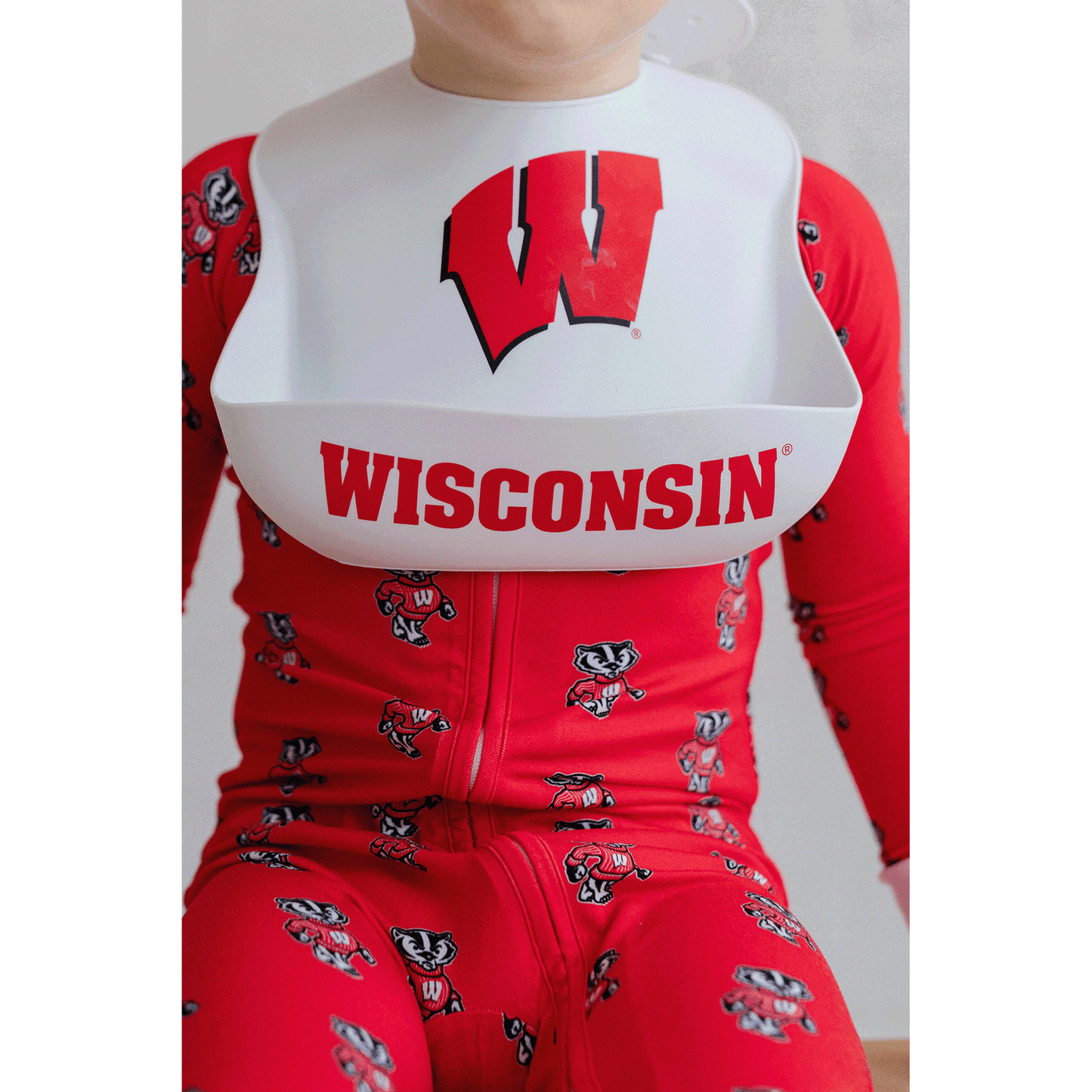 Wisconsin Badgers Baby Bib 2-Pack