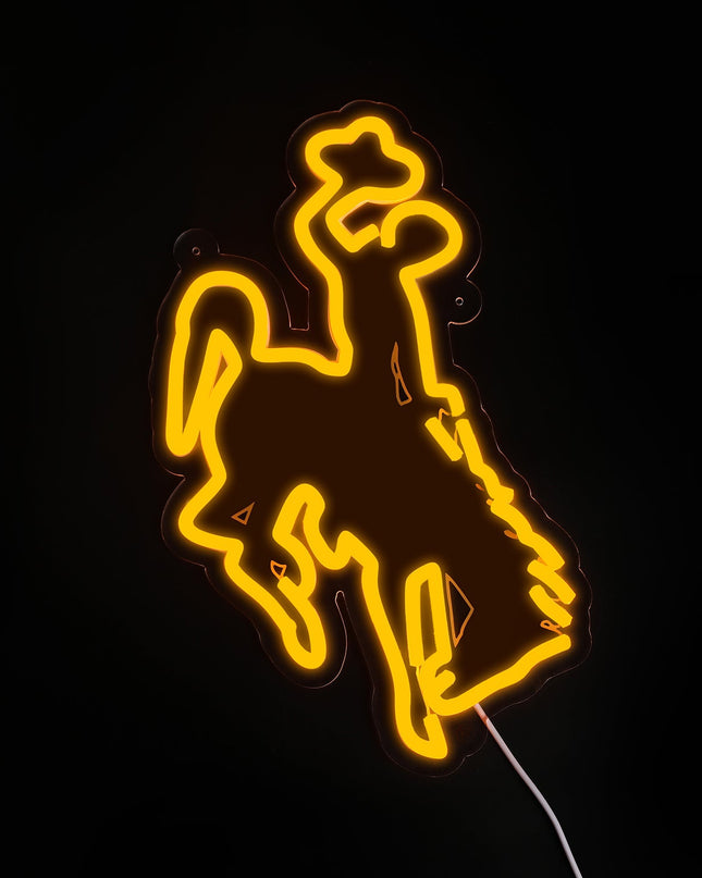 Wyoming Cowboys LED Neon Sign