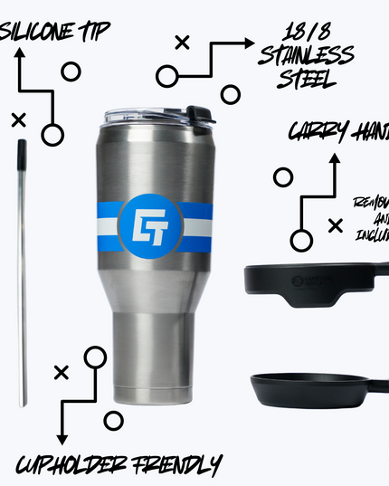 Michigan 40oz Stainless Steel Tumbler - 2023 National Champs