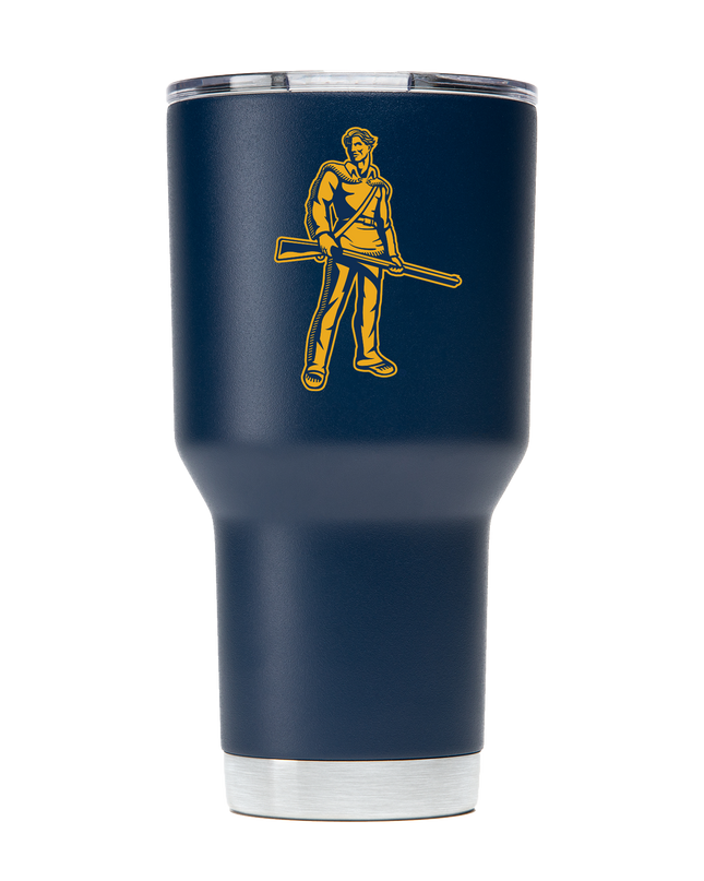 West Virginia 30oz "Mountaineer" Navy Tumbler