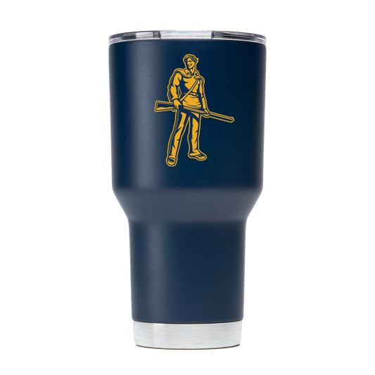 West Virginia 30oz "Mountaineer" Navy Tumbler