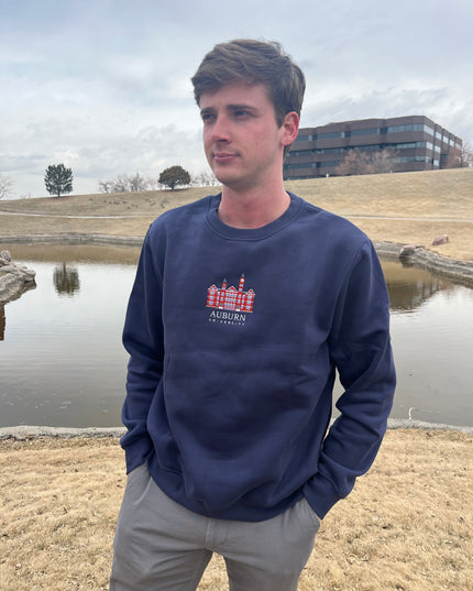 Auburn University Crewneck - Navy