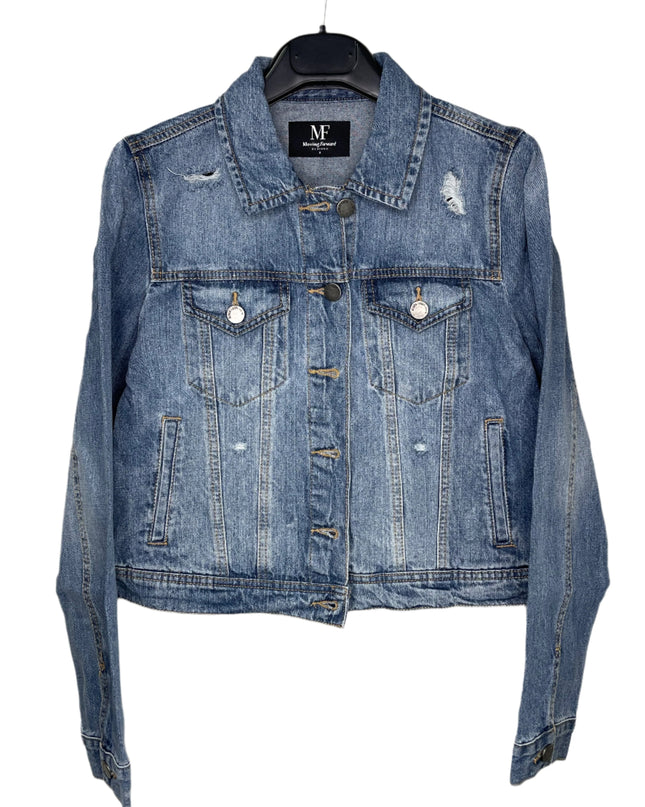 Licensed Game Day Jacket, Blue Denim, Clemson Tigers Paw