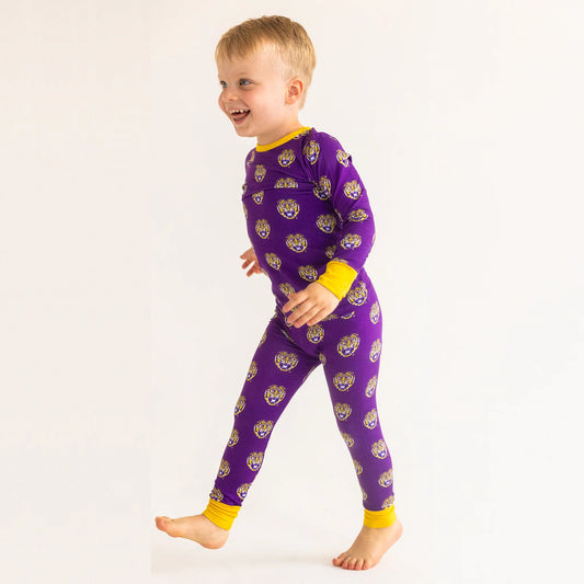 LSU TIgers Two-Piece Pajama Set