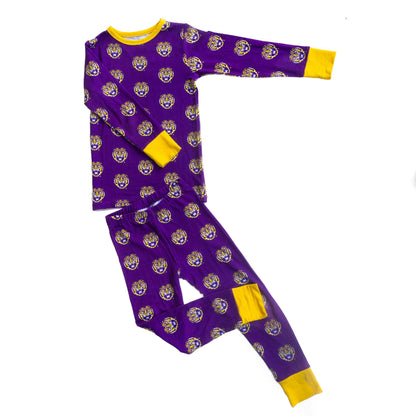 LSU TIgers Two-Piece Pajama Set