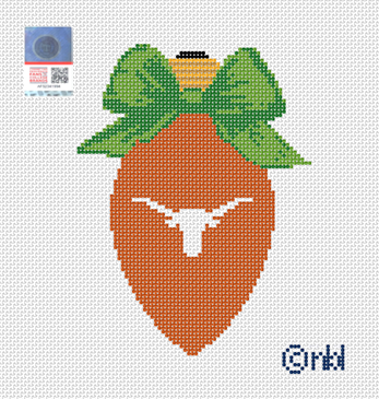 Texas Christmas Bow Light Bulb